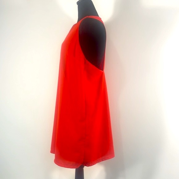 Red Miami Mini Dress, Size Medium, with Back cut outs, sleeveless - Picture 2 of 7